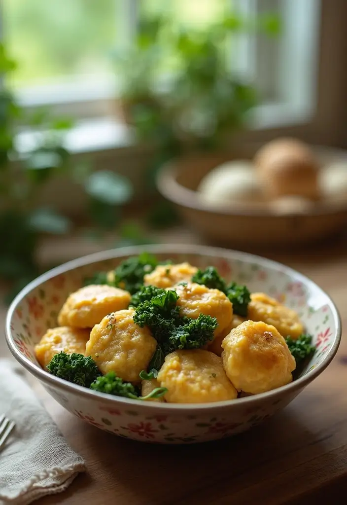 30 Vegan Chicken and Dumplings Recipes That Are Cozy & Dairy-Free - 15. Vegan Chicken and Dumplings with Kale