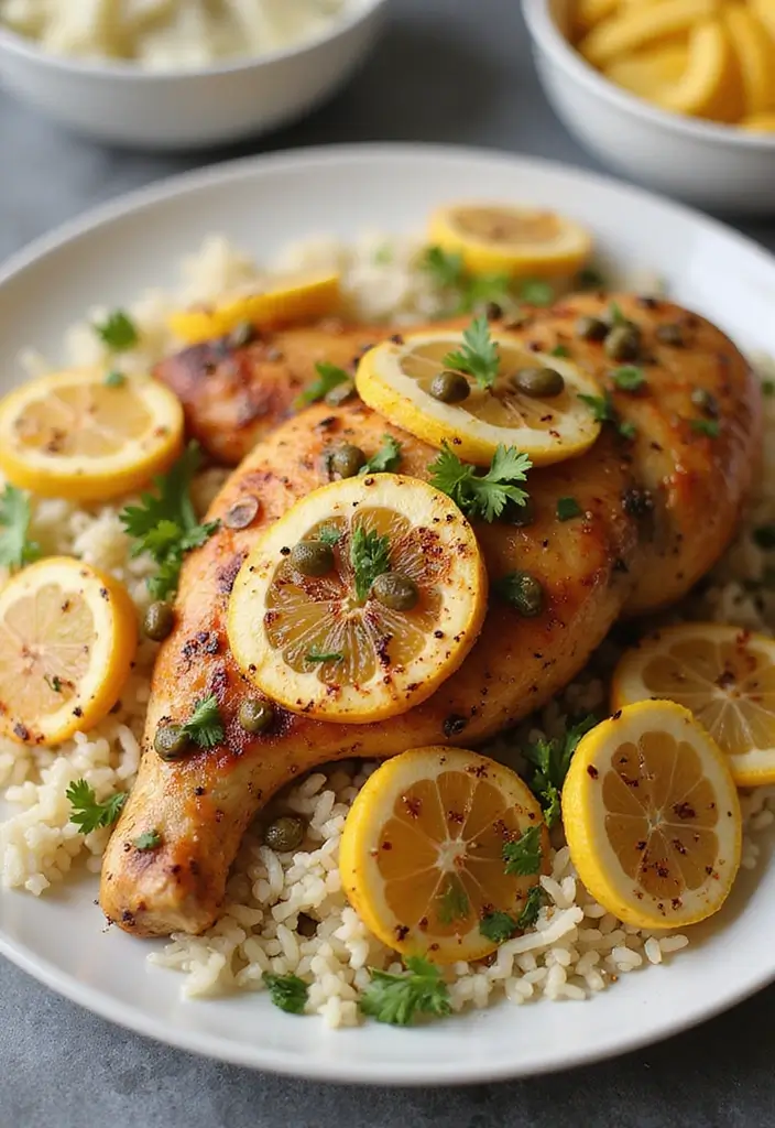 30 Zesty Italian Chicken Crockpot Recipes That Are Bright & Flavorful - 18. Zesty Chicken with Lemon and Capers