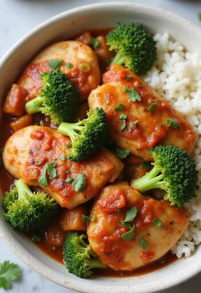 30 Zesty Italian Chicken Crockpot Recipes That Are Bright & Flavorful - 24. Italian Chicken with Broccoli
