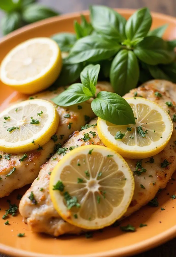 30 Zesty Italian Chicken Crockpot Recipes That Are Bright & Flavorful - 8. Lemon Basil Chicken