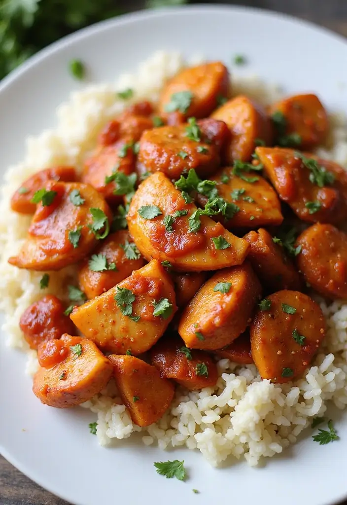 30 Zesty Italian Chicken Crockpot Recipes That Are Bright & Flavorful - 9. Sweet and Spicy Italian Chicken