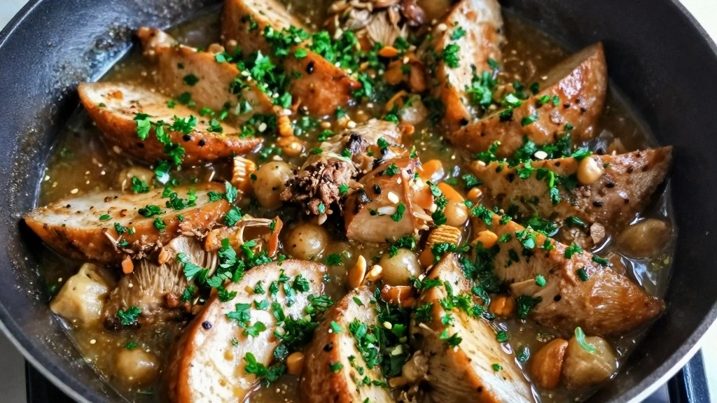 Low Carb Ground Chicken Idea When You Need Something Simple - Step 7: Garnish and Serve