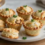 Mini Chicken Pot Pies With Biscuits for Cozy Evenings