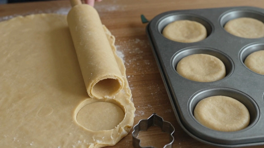 Mini Chicken Pot Pies With Biscuits for Cozy Evenings - Step 6: Shape Dough