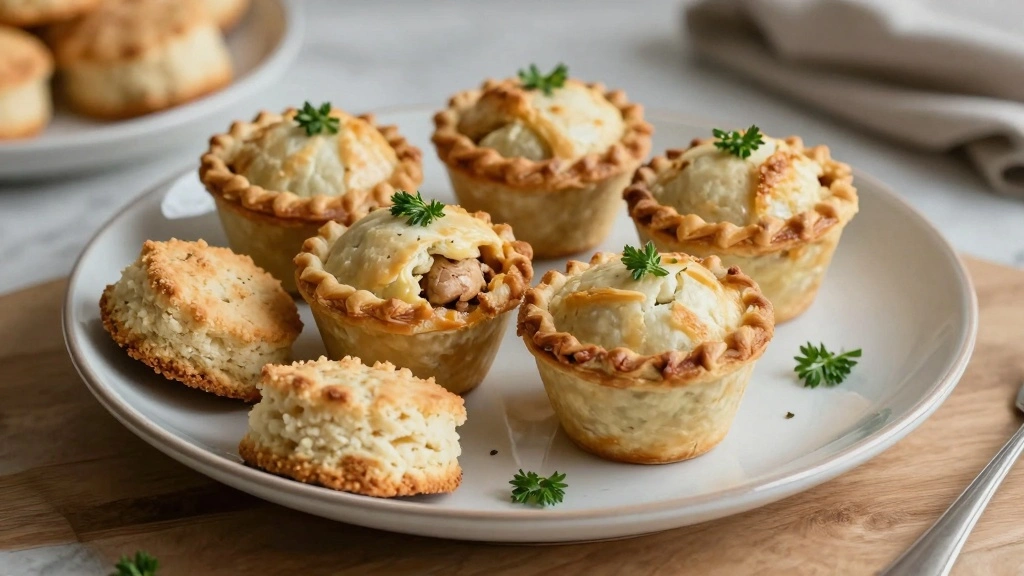 Mini Chicken Pot Pies With Biscuits for Cozy Evenings