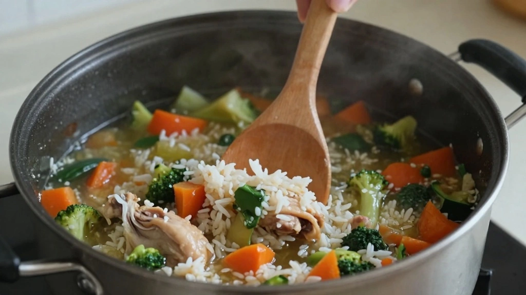 Rotisserie Chicken and Rice for a Comforting Meal - Step 3: Cook the Rice