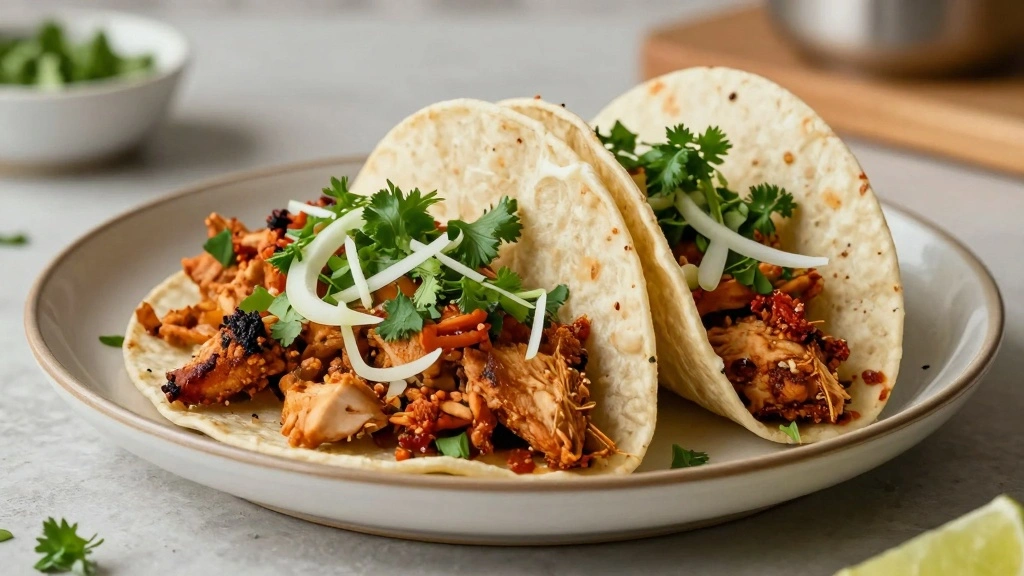 Three Ingredient Crockpot Chicken Tacos for Lazy Days