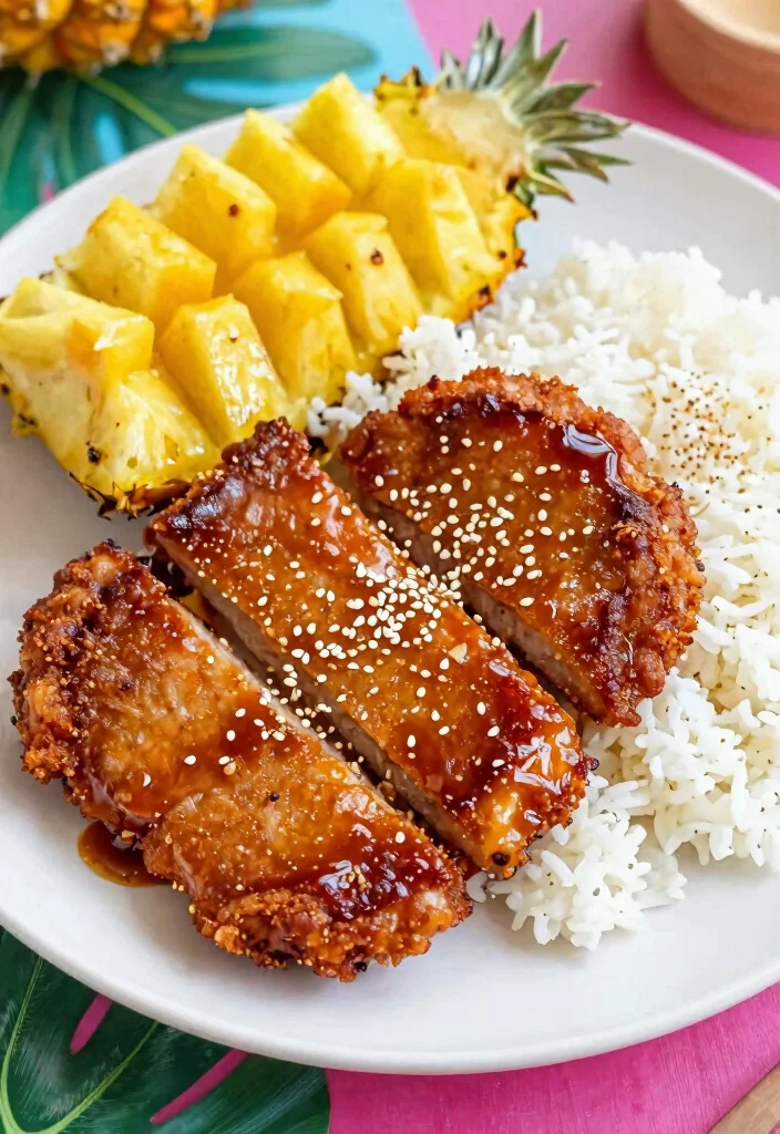 15 Bone-In Pork Chop Recipes: Tender Savory Classics - 12. Teriyaki Pineapple Bone-In Pork Chops 1