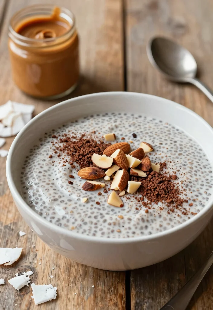 15 Chia Seed Pudding Recipes for a Healthy Breakfast - 5. Almond Joy Chia Seed Pudding 1
