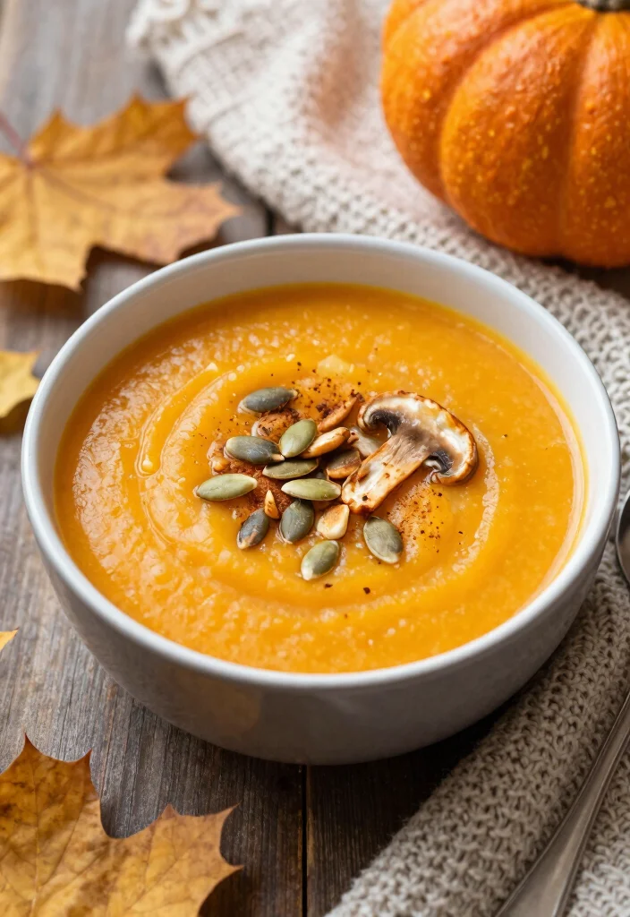 15 Cream of Mushroom Soup Recipes Cozy Comfort Bowls - 13. Pumpkin Mushroom Soup 1