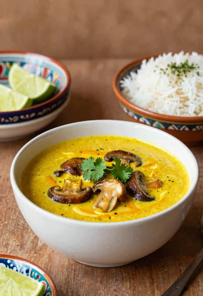 15 Cream of Mushroom Soup Recipes Cozy Comfort Bowls - 5. Coconut Curry Mushroom Soup 1