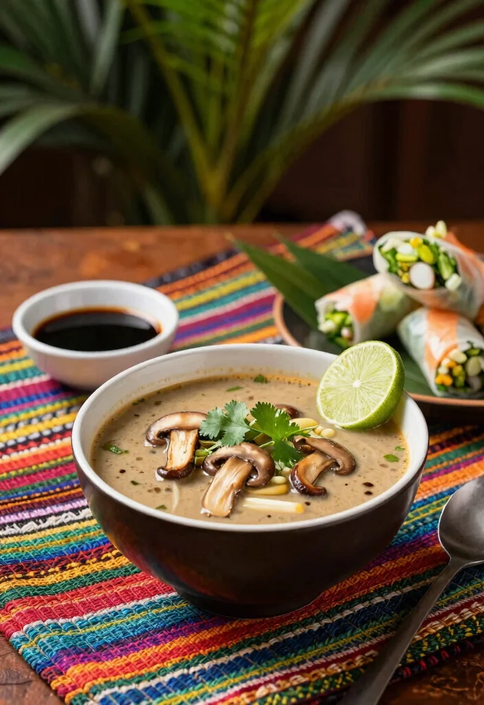 15 Cream of Mushroom Soup Recipes Cozy Comfort Bowls - 6. Thai Mushroom Soup with Lemongrass 1