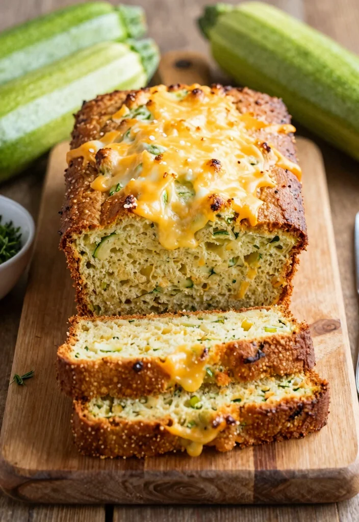 15 Easy Zucchini Bread Recipes for Moist Homemade Loaves - 12. Savory Zucchini Bread with Cheese 1