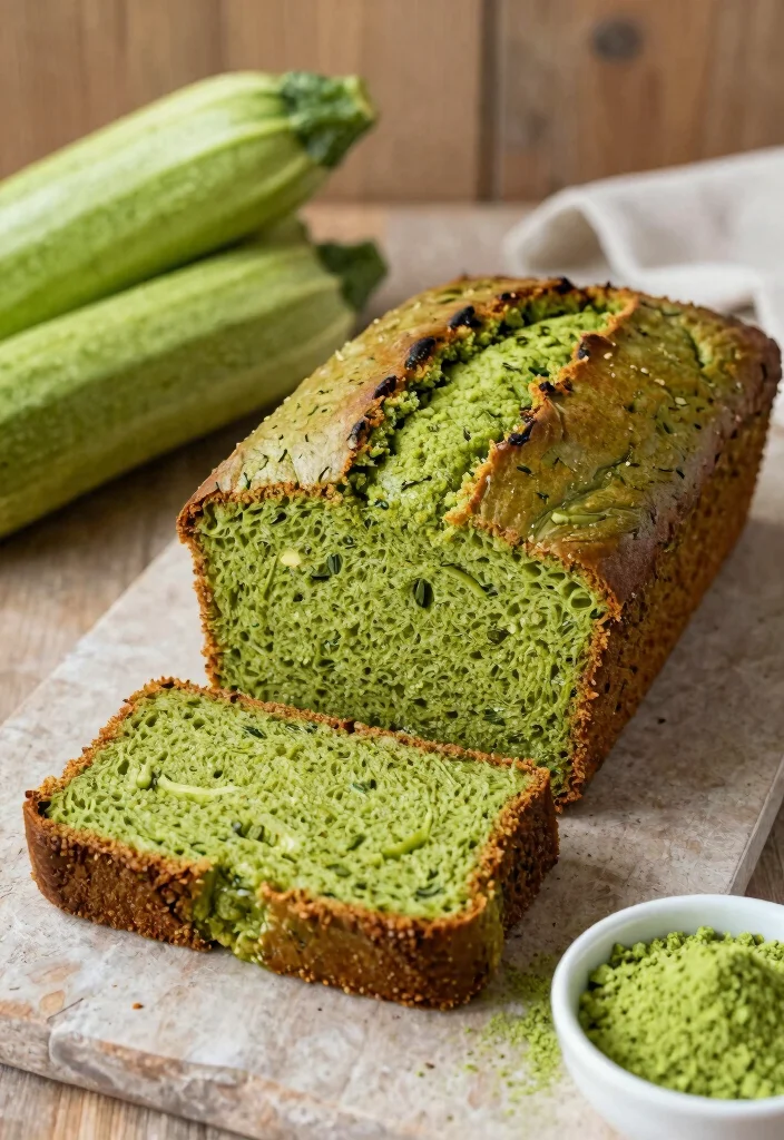 15 Easy Zucchini Bread Recipes for Moist Homemade Loaves - 15. Matcha Zucchini Bread 1