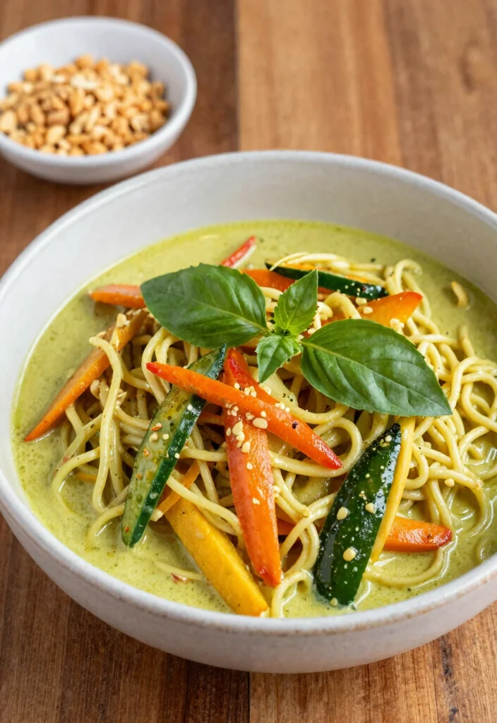 15 Green Curry Recipes Thai: Authentic Creamy Dishes 8 15 Green Curry Recipes Thai: Authentic Creamy Dishes - 7. Thai Green Curry Noodles 1
