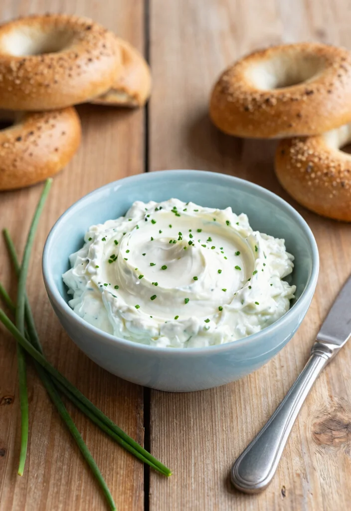 15 Grow a Garden Recipes Fresh From Your Backyard - 6. Chive Cream Cheese Spread 1