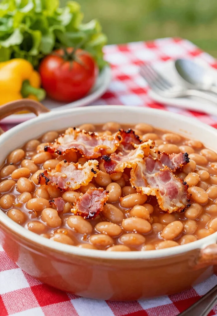 16 4th of July Recipes Perfect for Summer Celebrations - 11. Baked Beans with Bacon 1