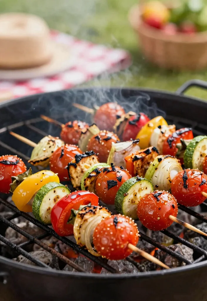 16 4th of July Recipes Perfect for Summer Celebrations - 12. Grilled Vegetable Kebabs 1