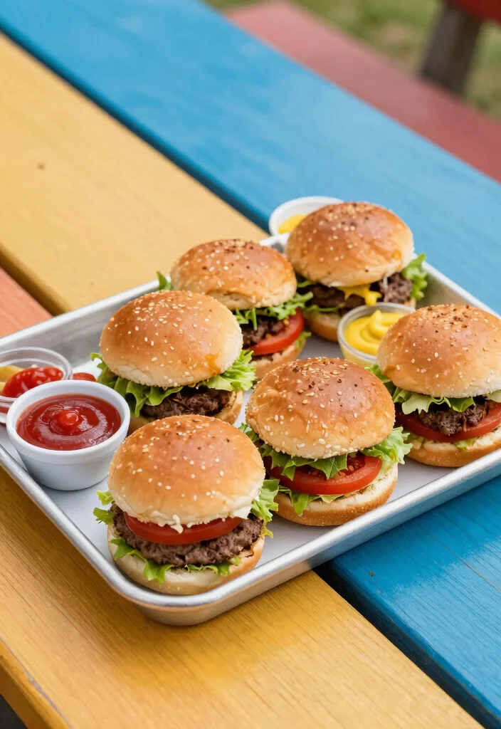 16 4th of July Recipes Perfect for Summer Celebrations - 8. Mini Burgers with Special Sauce 1