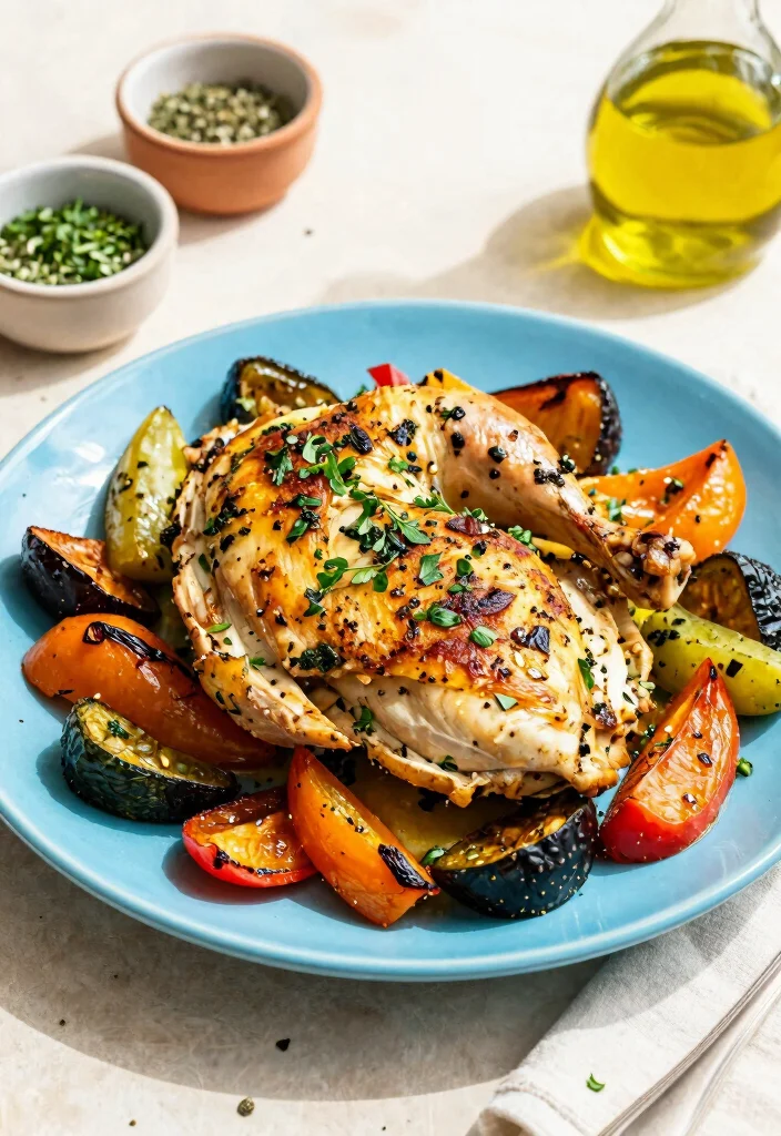 16 Bone In Chicken Breast Recipes Juicy Oven Ready Meals - 4. Mediterranean Herb Chicken 1