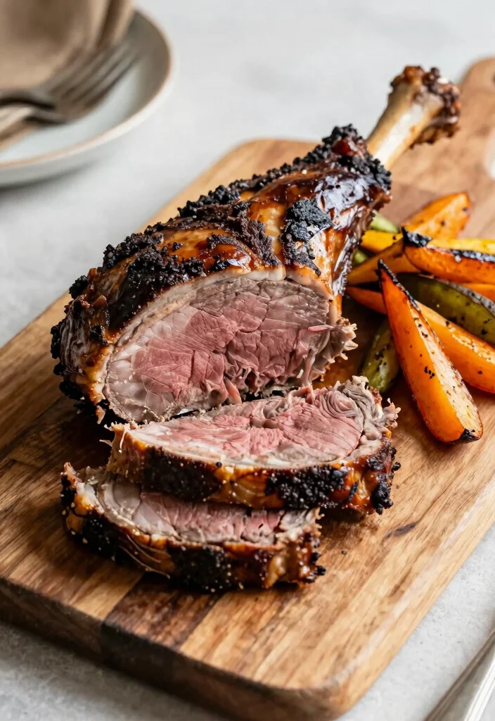 16 Boneless Leg of Lamb Recipes for Elegant Roast Dinners - 14. Coffee Rubbed Boneless Leg of Lamb 1
