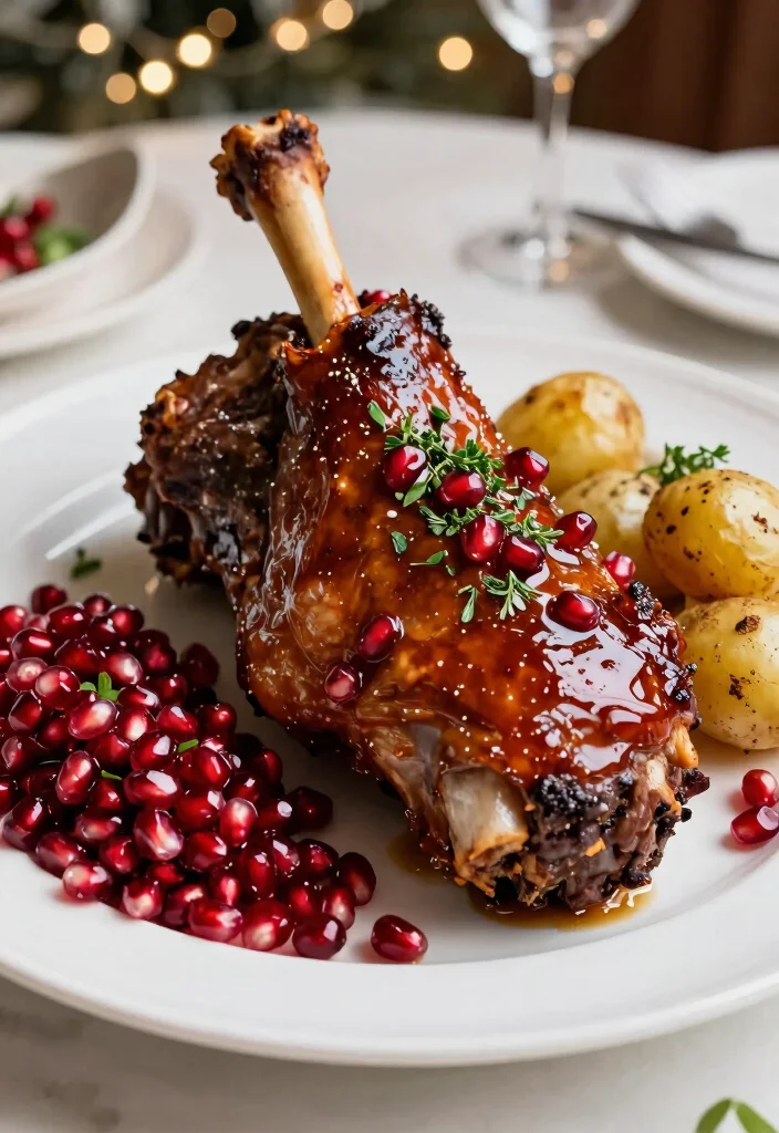 16 Boneless Leg of Lamb Recipes for Elegant Roast Dinners - 2. Pomegranate Glazed Boneless Leg of Lamb 1