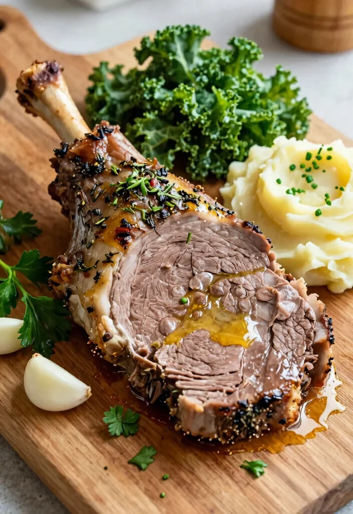16 Boneless Leg of Lamb Recipes for Elegant Roast Dinners - 3. Garlic and Herb Butter Boneless Leg of Lamb 1