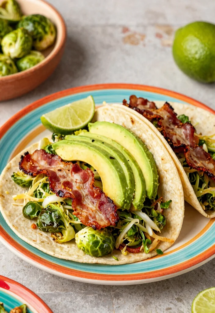 16 Brussel Sprout Recipes With Bacon: Crispy Savory Combos - 16. Brussel Sprouts and Bacon Tacos 1