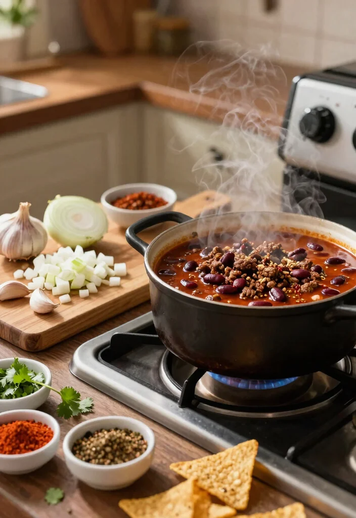 16 Chili for Hot Dogs Recipes: Classic Game Day Toppings - 1. Classic Texas Chili 1