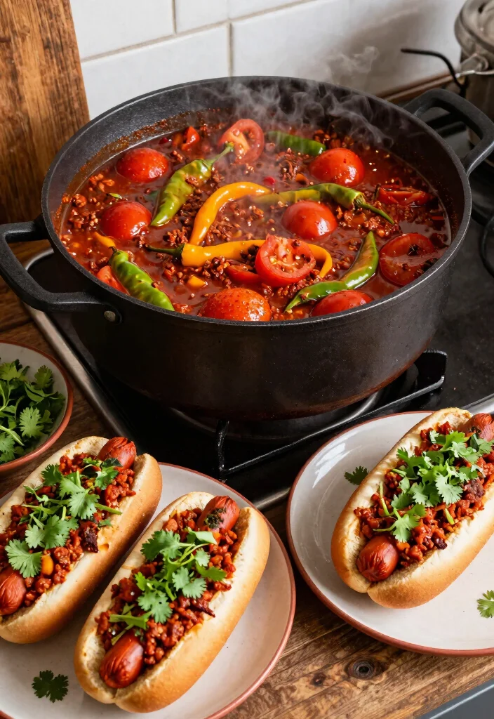 16 Chili for Hot Dogs Recipes: Classic Game Day Toppings - 16. Smoky Chipotle Chili 1