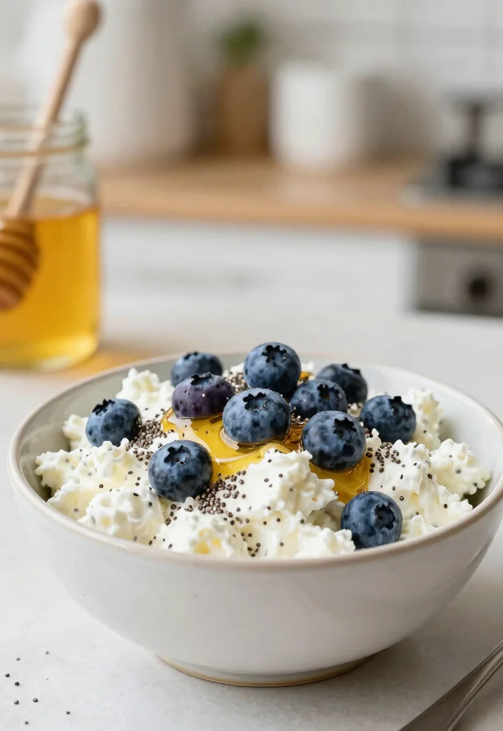 16 Cottage Cheese Recipes for High-Protein Breakfast Starts - 16. Chia Seed Cottage Cheese Bowl 1
