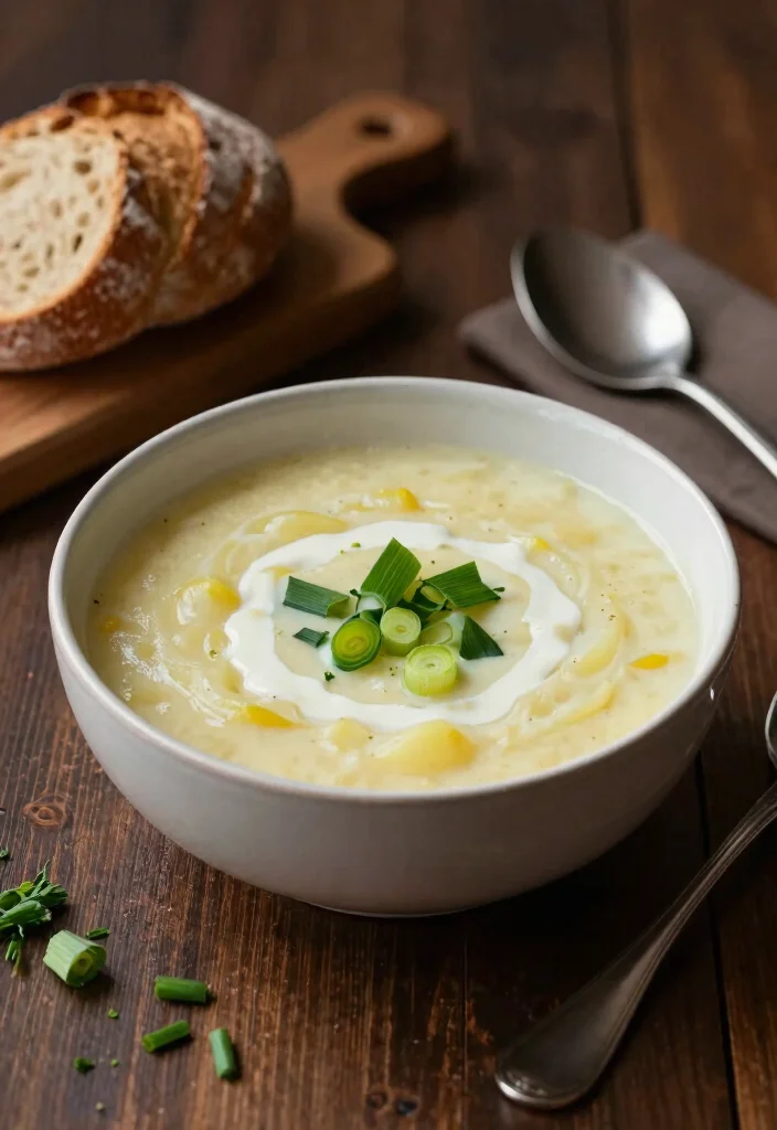 16 Cream of Potato Soup Recipes Rich Creamy Classics - 3. Creamy Potato and Leek Soup 1