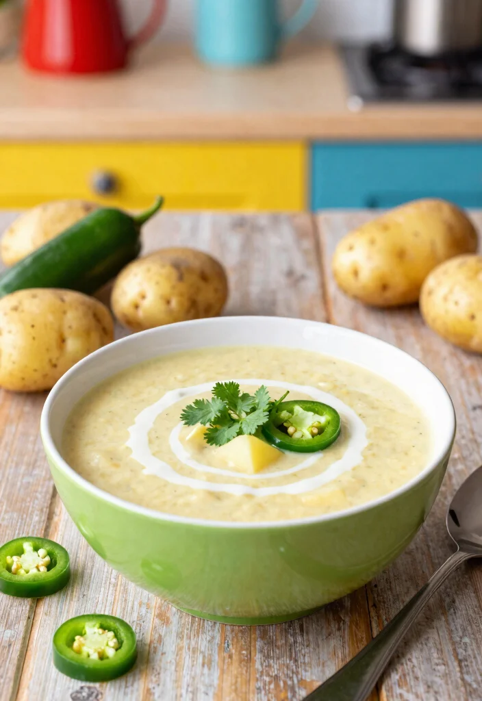 16 Cream of Potato Soup Recipes Rich Creamy Classics - 4. Spicy Cream of Potato Soup 1