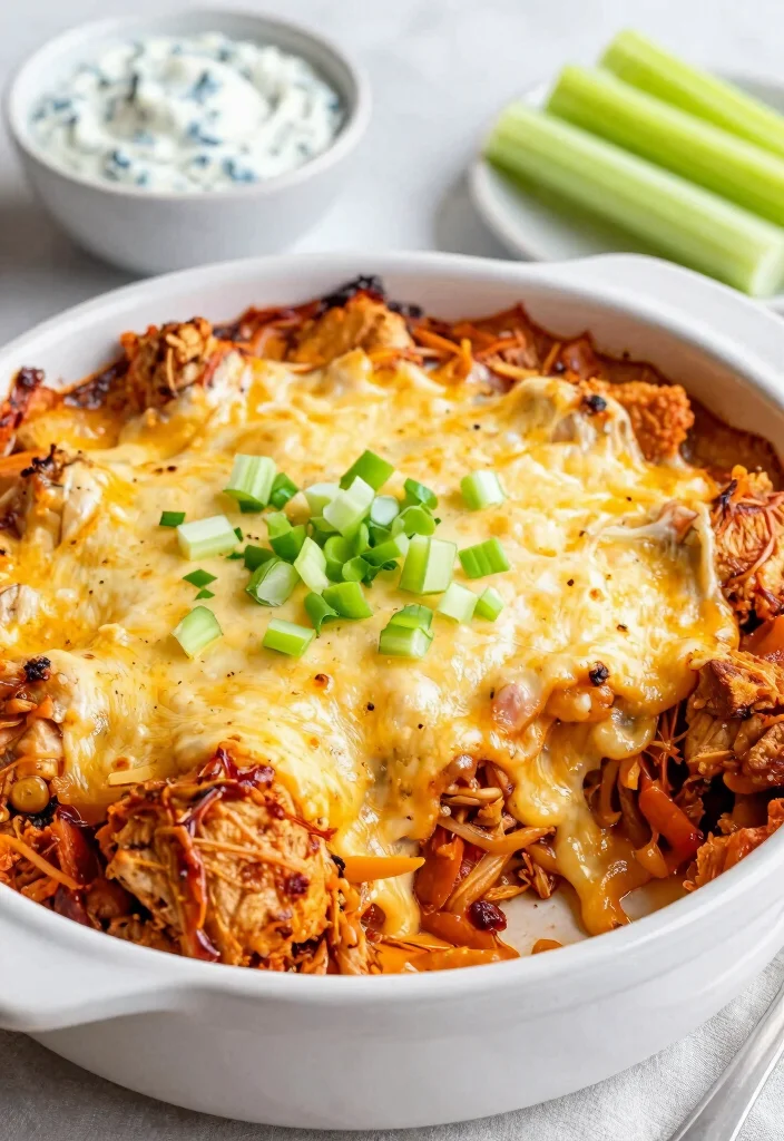 16 Easy Chicken Casserole Recipes Comfort Food Classics - 12. Buffalo Chicken Casserole 1