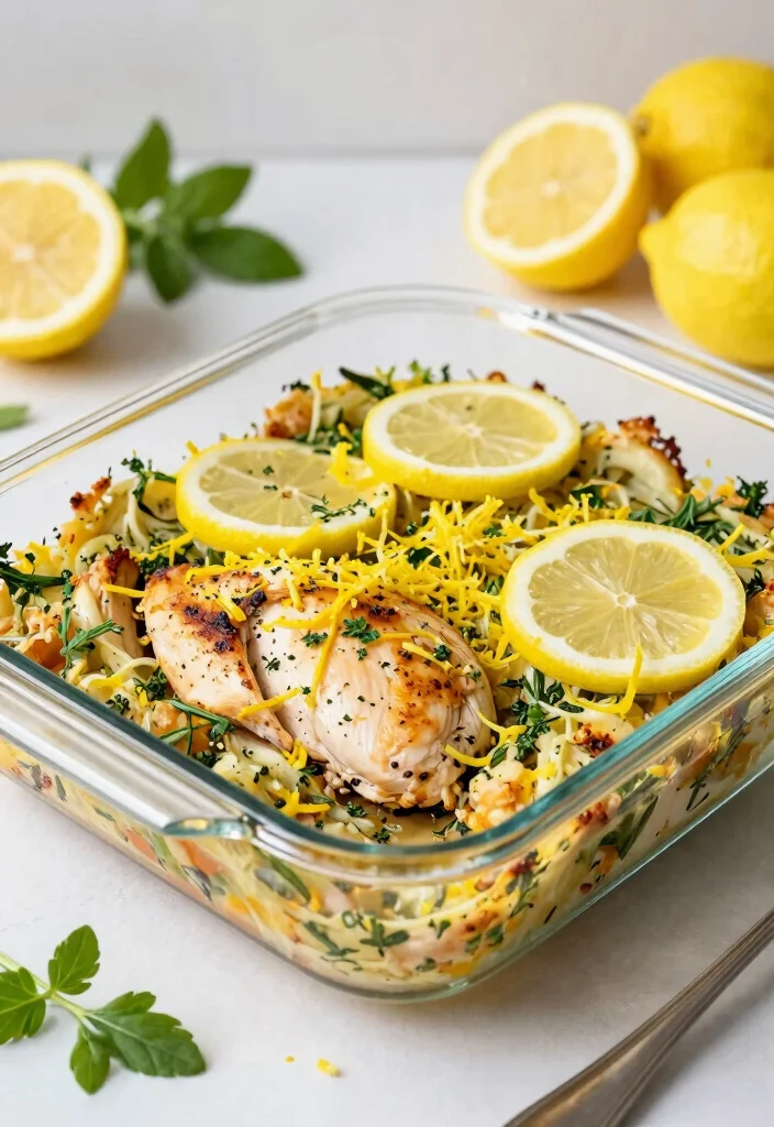 16 Easy Chicken Casserole Recipes Comfort Food Classics - 7. Lemon Herb Chicken Casserole 1