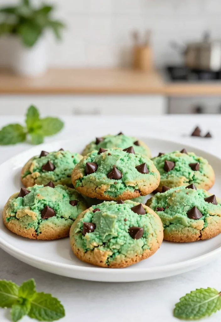 16 Easy Chocolate Chip Cookie Recipes Soft Chewy Favorites - 11. Mint Chocolate Chip Cookies 1