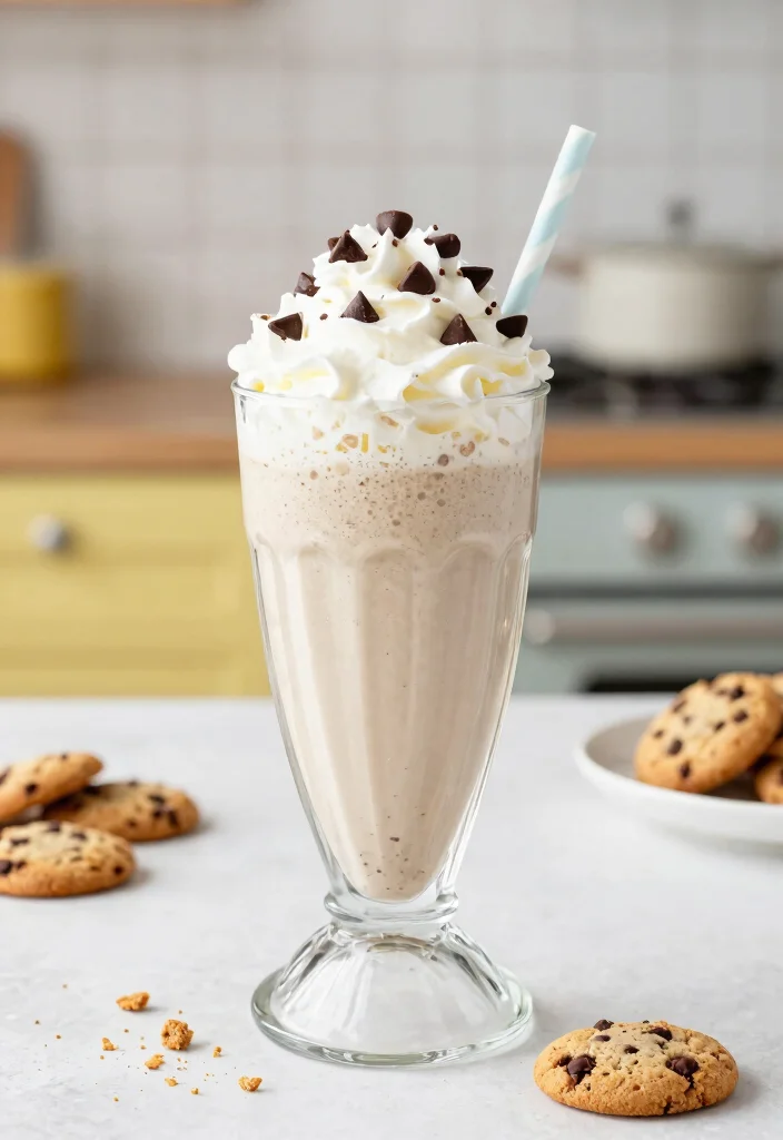 16 Easy Chocolate Chip Cookie Recipes Soft Chewy Favorites - 14. Chocolate Chip Cookie Milkshake 1