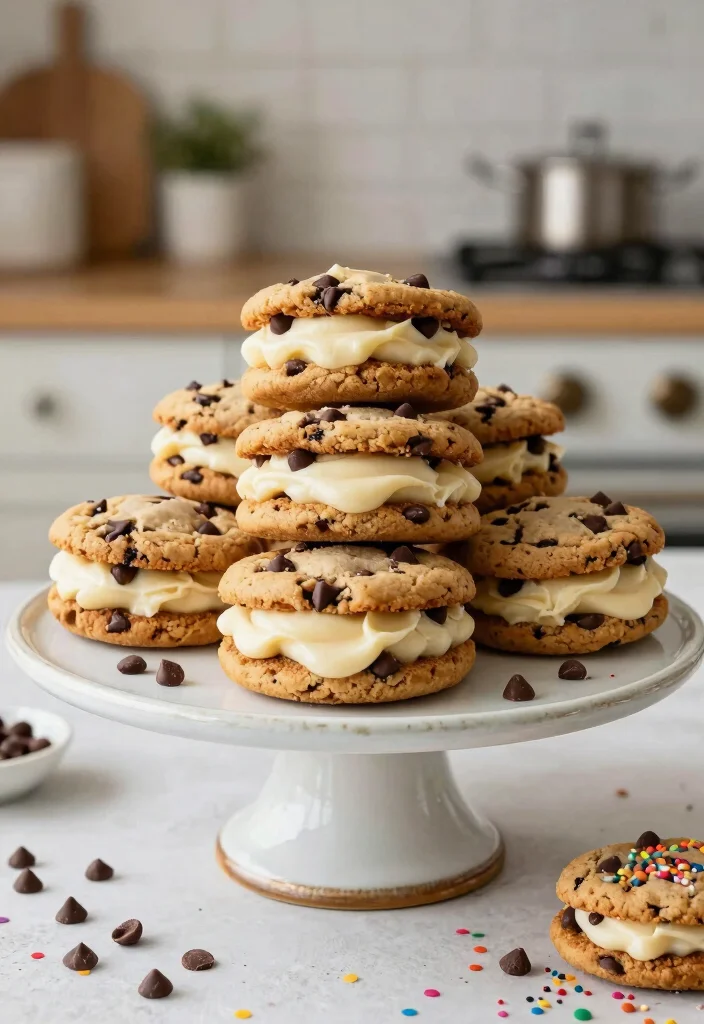 16 Easy Chocolate Chip Cookie Recipes Soft Chewy Favorites - 9. Chocolate Chip Cookie Sandwiches 1
