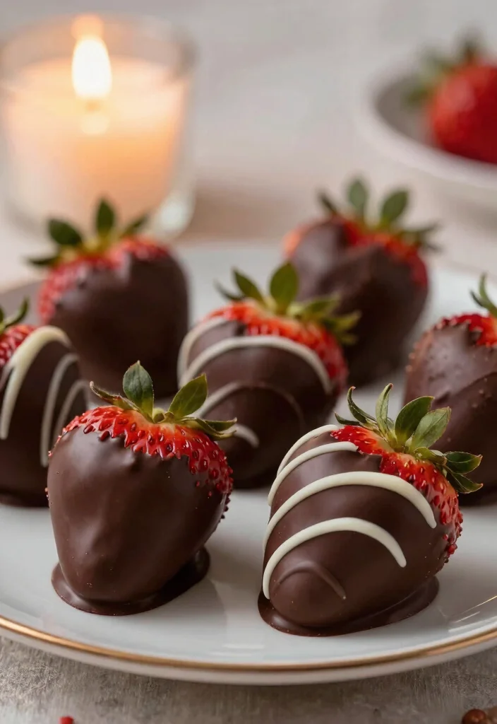 16 Easy Dinner Recipes for Two Cozy Simple Plates - 15. Chocolate-Dipped Strawberries 1