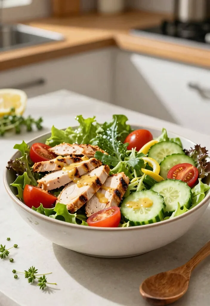 16 Easy Dinner Recipes for Two Cozy Simple Plates - 2. Lemon Herb Grilled Chicken Salad 1