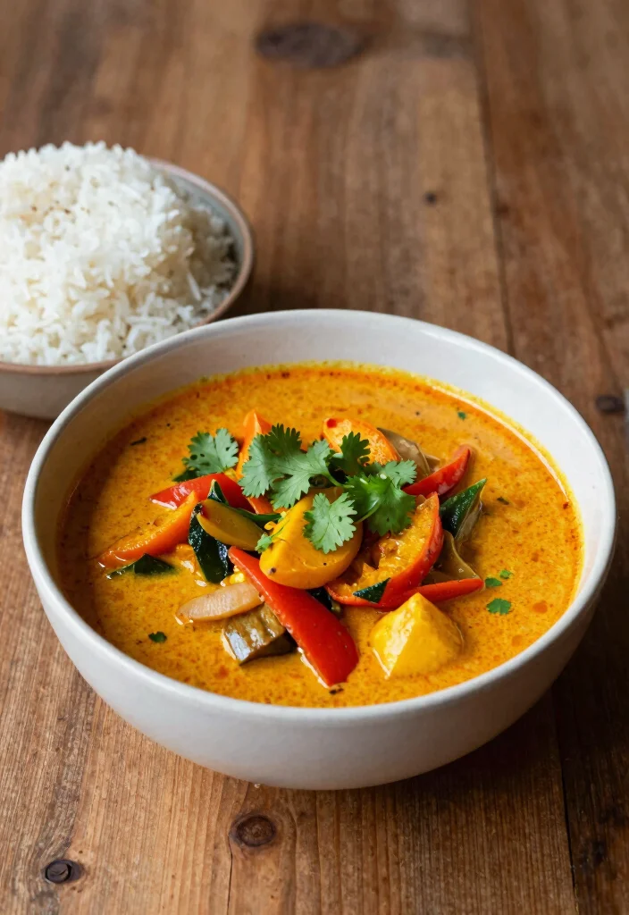 16 Easy Dinner Recipes for Two Cozy Simple Plates - 9. Thai Red Curry with Vegetables 1