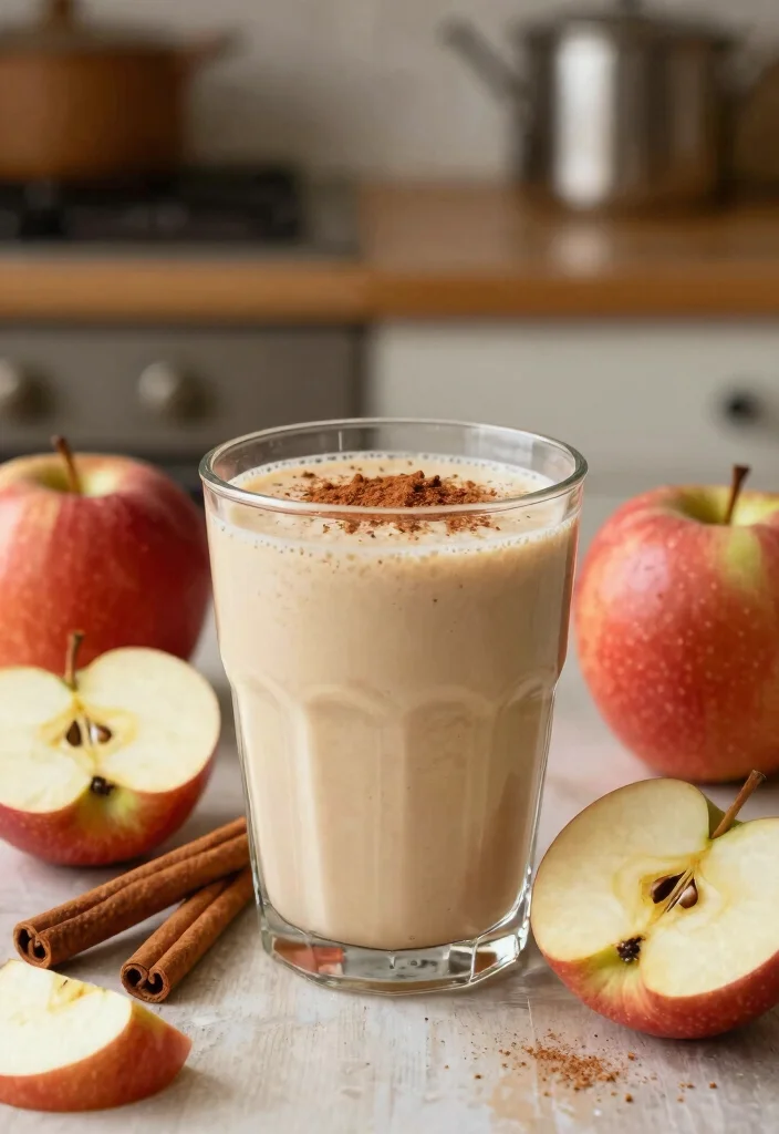 16 Easy Fruit Smoothie Recipes for Healthy Breakfasts - 10. Spiced Apple Smoothie 1