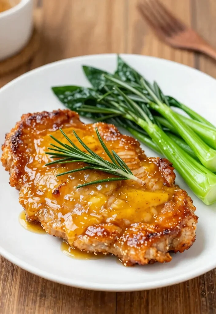 16 Easy Pork Chop Recipes for Juicy Weeknight Dinners - 2. Honey Mustard Glazed Pork Chops 1