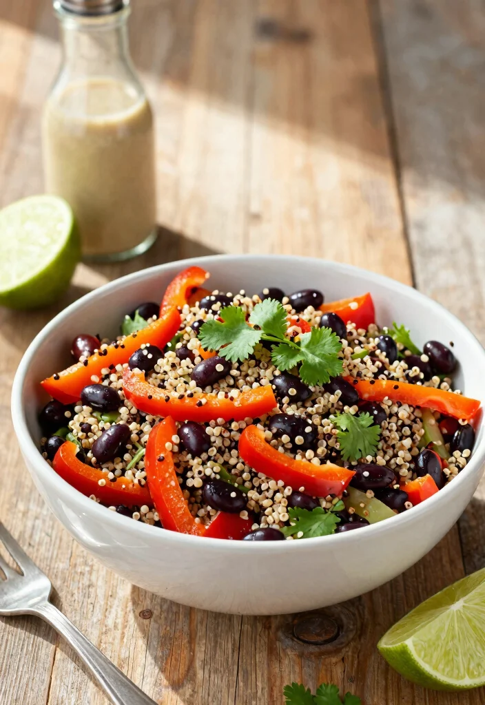 16 Easy Recipes for Lunch: Simple Everyday Ideas - 1. Quinoa & Black Bean Salad 1