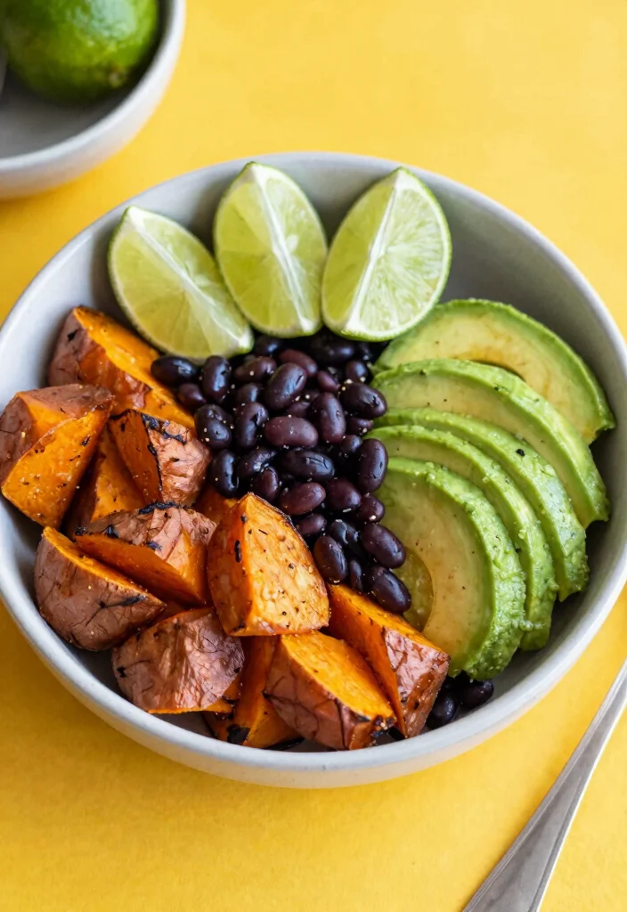 16 Easy Recipes for Lunch: Simple Everyday Ideas - 11. Sweet Potato & Black Bean Bowl 1