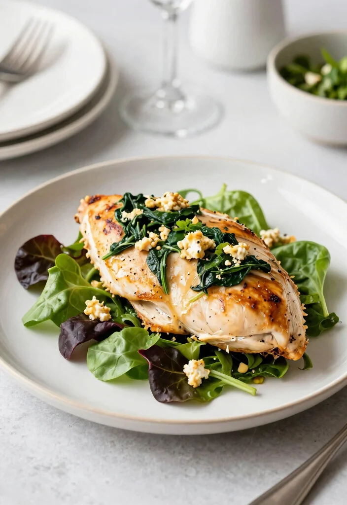 16 Easy Recipes for Lunch: Simple Everyday Ideas - 16. Spinach & Feta Stuffed Chicken Breast 1