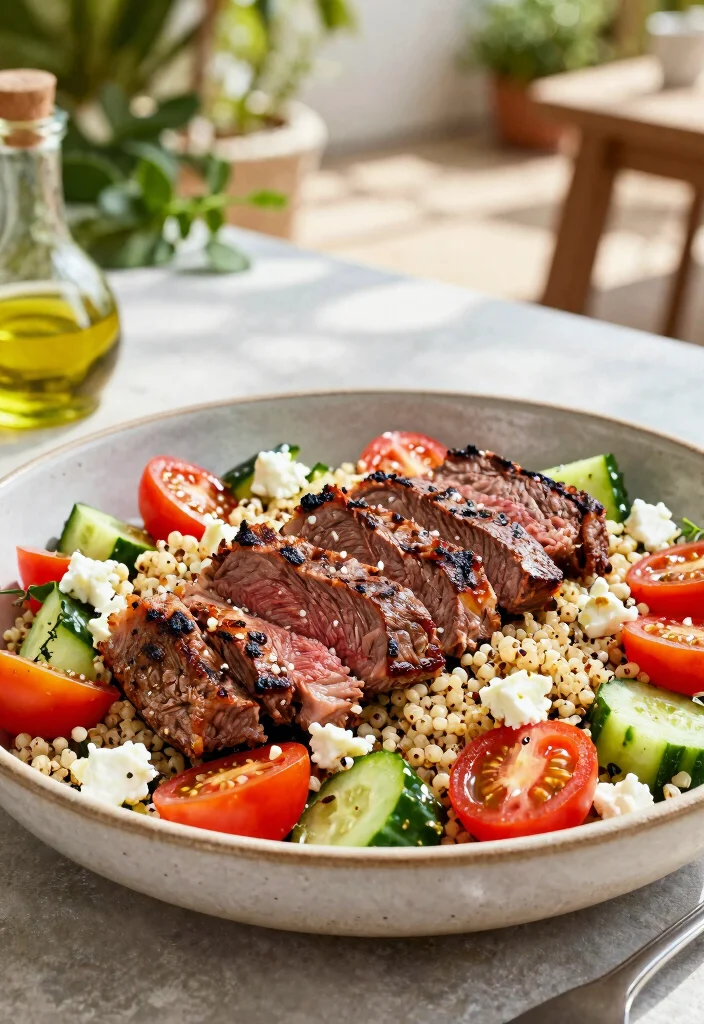16 Eye of Round Steak Recipes for Budget-Friendly Beef Dinners - 15. Eye of Round Steak and Quinoa Salad 1