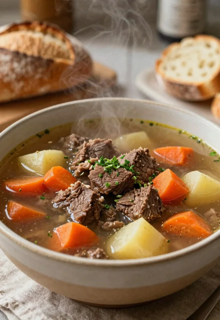 16 Eye of Round Steak Recipes for Budget-Friendly Beef Dinners - 6. Comforting Eye of Round Steak Soup 1