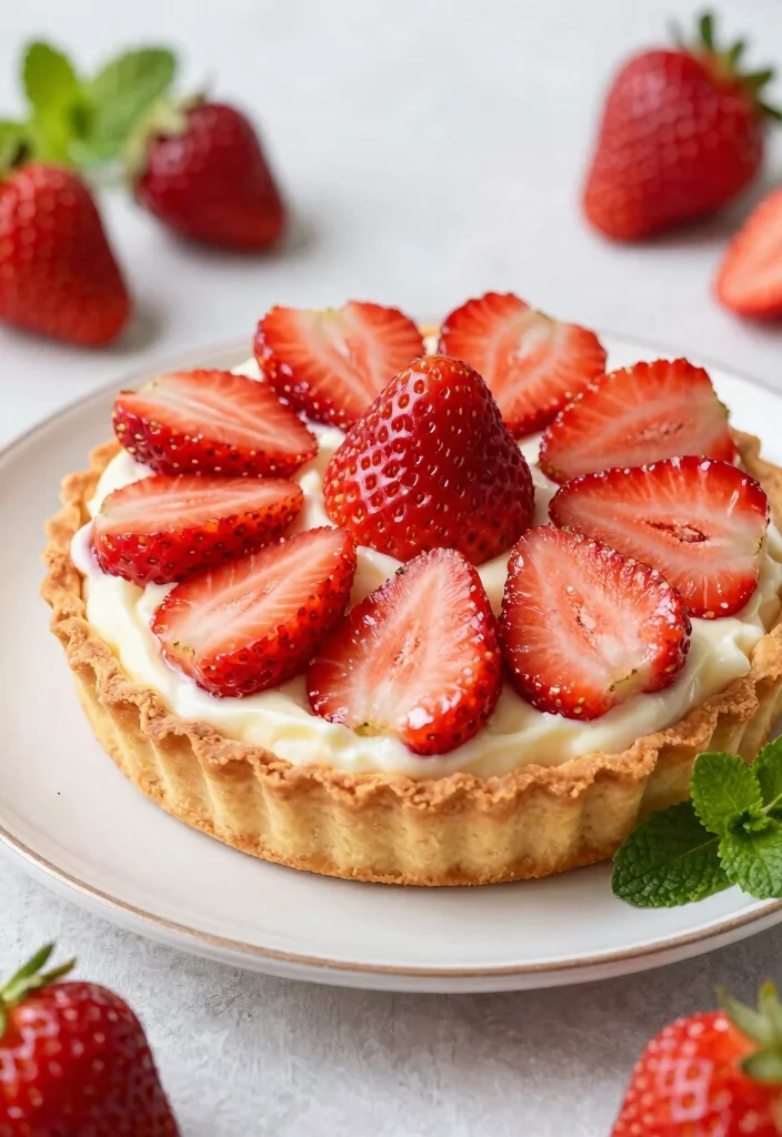 16 Great British Bake Off Recipes: Iconic Baking Favorites - 14. Strawberry Tart 1