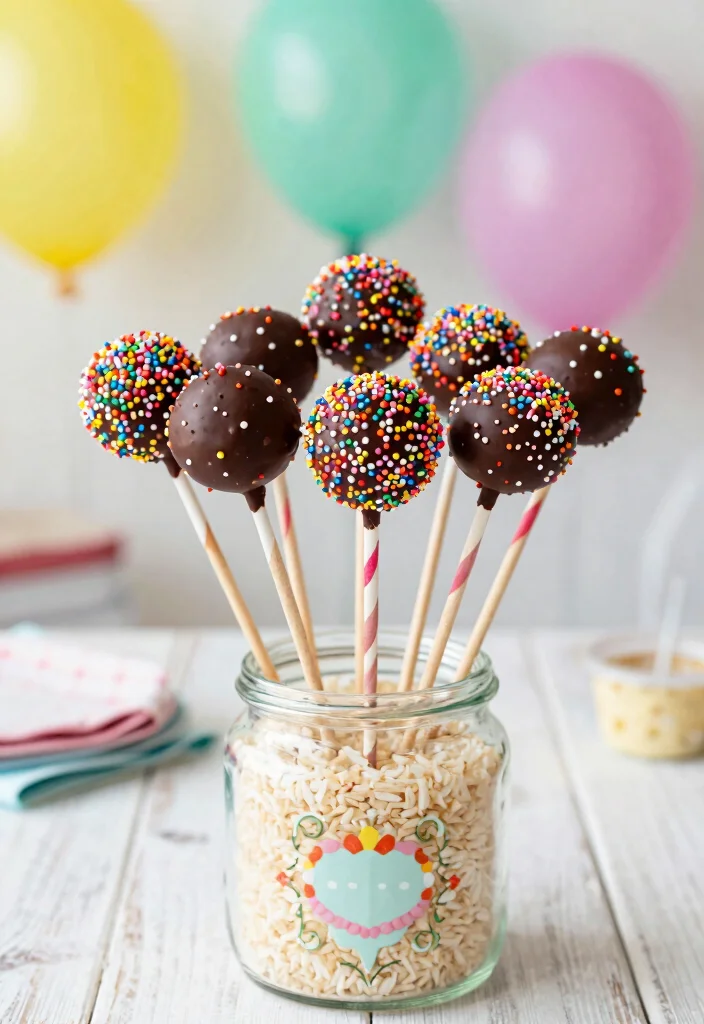 16 Great British Bake Off Recipes: Iconic Baking Favorites - 15. Chocolate Cake Pops 1